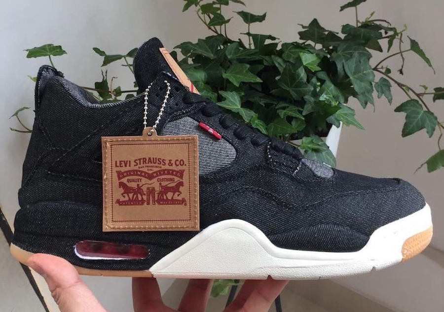 jordan 4 retro levis black