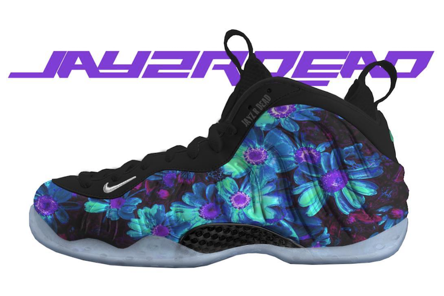 nike foamposite one violet