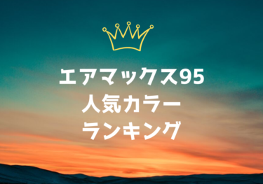 大人気 エアマックス95のカラーランキング 種類 色探しで差別化 スニーカープレイス