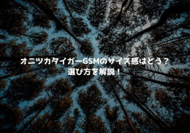 小さめ オニツカタイガーgsmのフィット感は サイズを徹底解説 スニーカープレイス