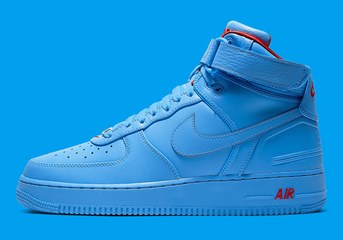 nike air force high blau