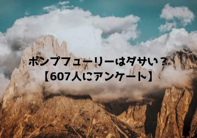 ポンプフューリーはダサい 607人にアンケート 評判と履きこなし方 スニーカープレイス